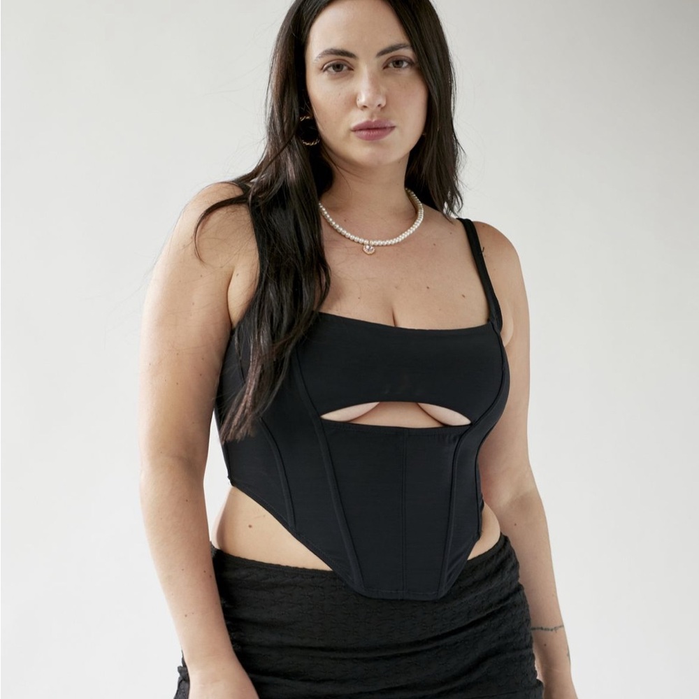 Out From Under Spitfire Mesh Cutout Corset